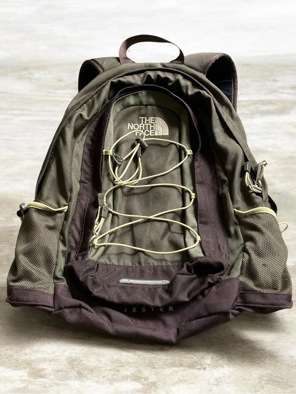 The North Face Army Green Brown Jester 🎒Backpack GUC